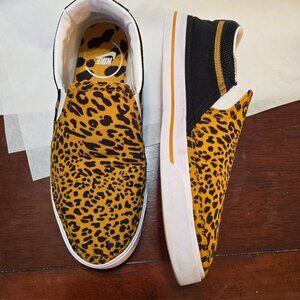 Nike Court Legacy Slip-On Shoes Women's Size 10 Leopard Cheetah Print DJ5938-001
